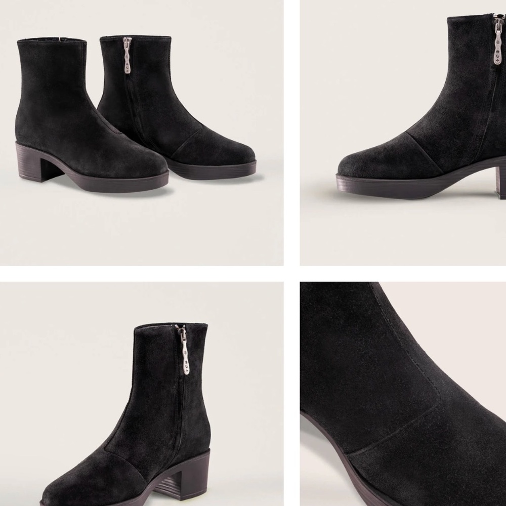 Lazo Siren boots in obsidian black